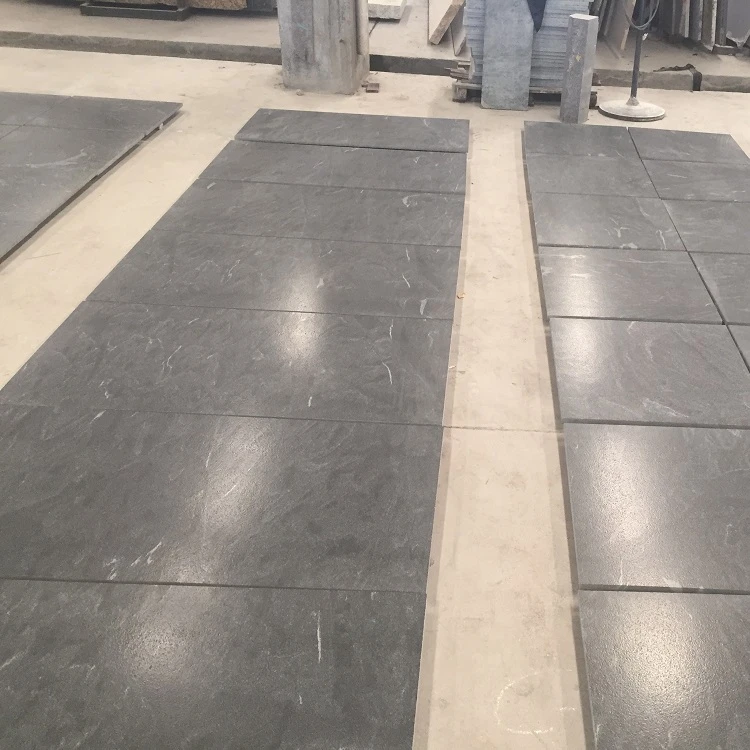 Luxury Black Granite Flooring Pavers Virginia Mist Granite Tiles