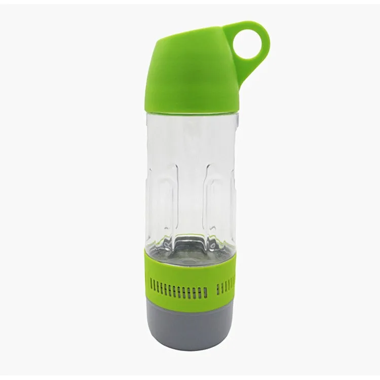 Portable Outdoor Waterproof Sport Transparent Wireless Water Bottle Speaker With Compass