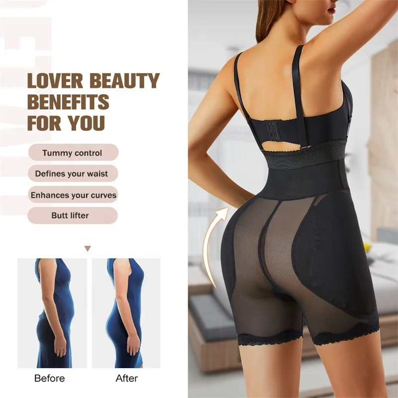 Hot Sale Women Thigh Panties Corset Butt Lifter Tummy Control Hip Padding Shapewear Underwear High Waist Trainer Shaper Wear