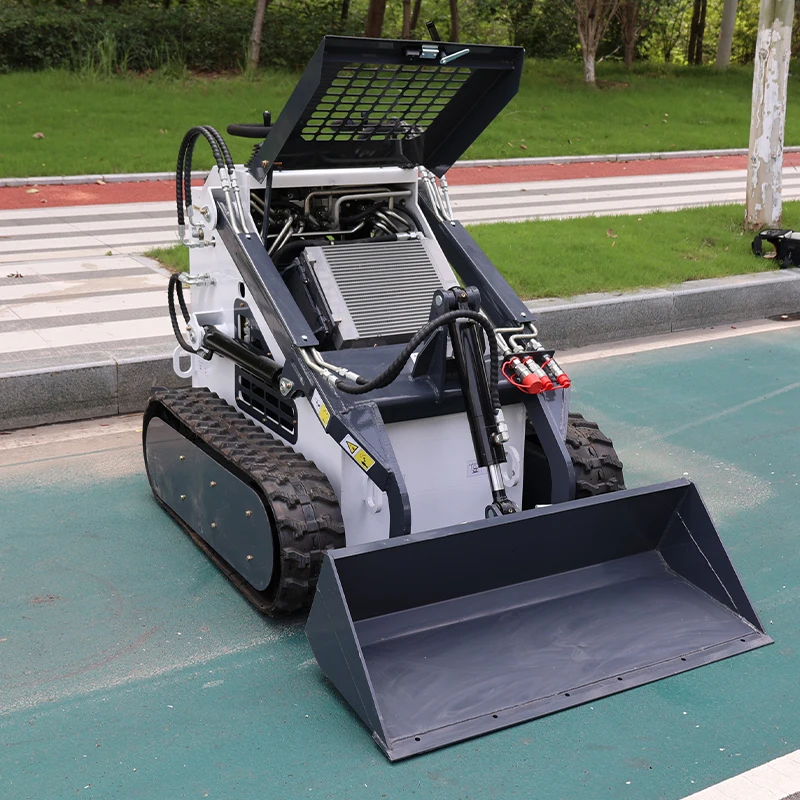 FREE SHIPPING!! Cheap Diesel Mini Skid Steer Loaders For Sale Wheel Loader Mini 380KG 500KG Mini Skid Steer Loader with EPA