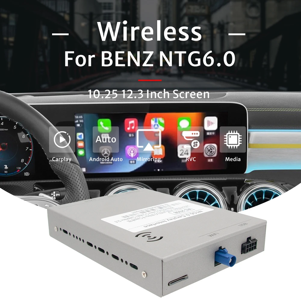 Carplay Decoder For Mercedes Benz Wireless Carplay Adapter NTG6.0 System
