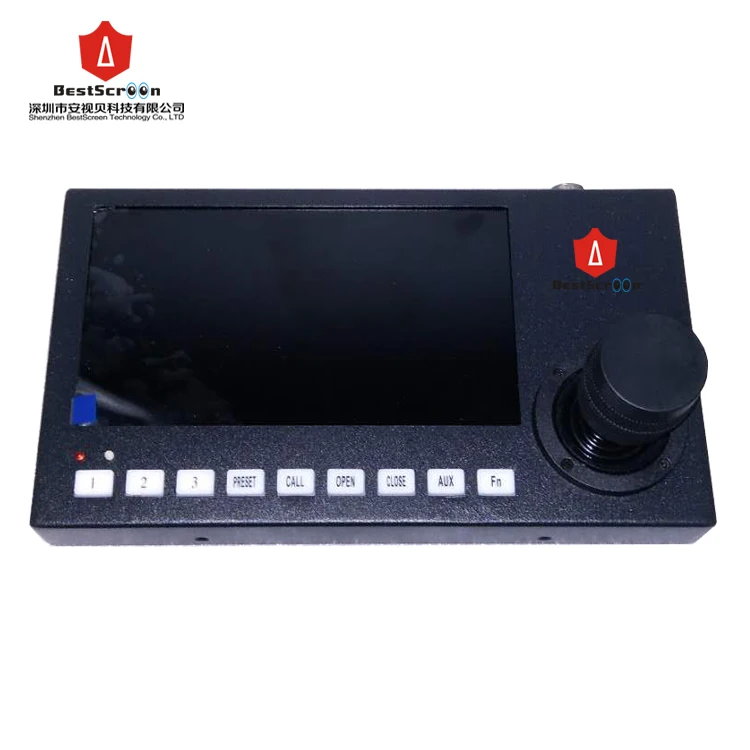 Network /AHD PTZ muti-function keyboard monitor Joystick 7 inch HD LCD Display RS485 Zoom Controller