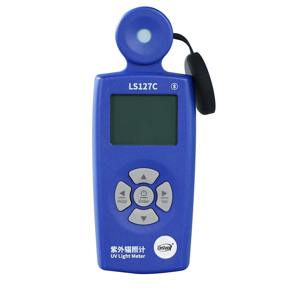 LS127C Integrated UV Light Meter for measuring the radiation intensity of UVC germicidal lamps Tester Bluetooth function
