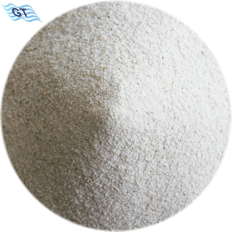 Superior quality high purity white silica sand for surface coating