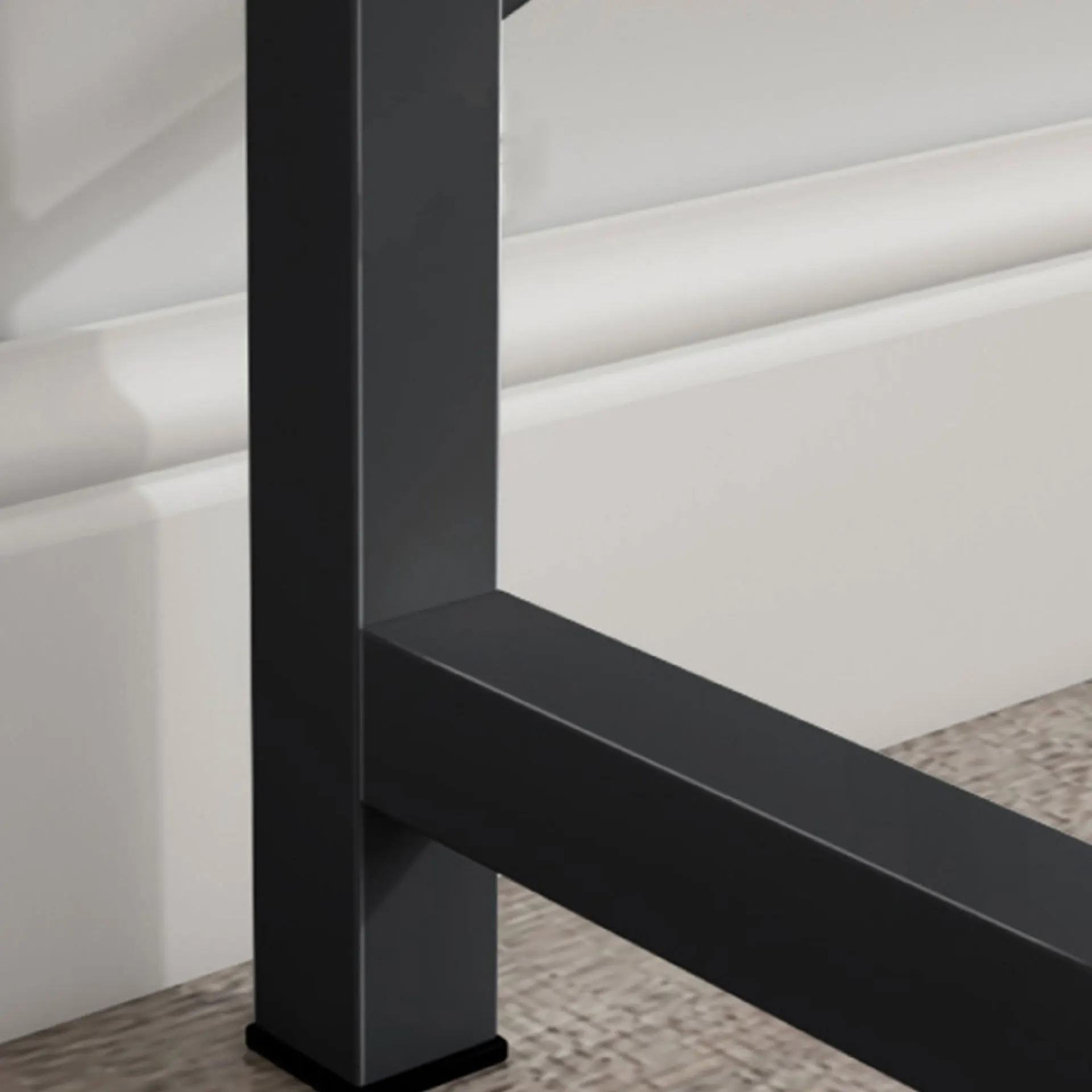 Table with Charging Station, Flip Top Side Table with USB Ports & Power Outlets, C Shaped Snack Table for Small Spaces