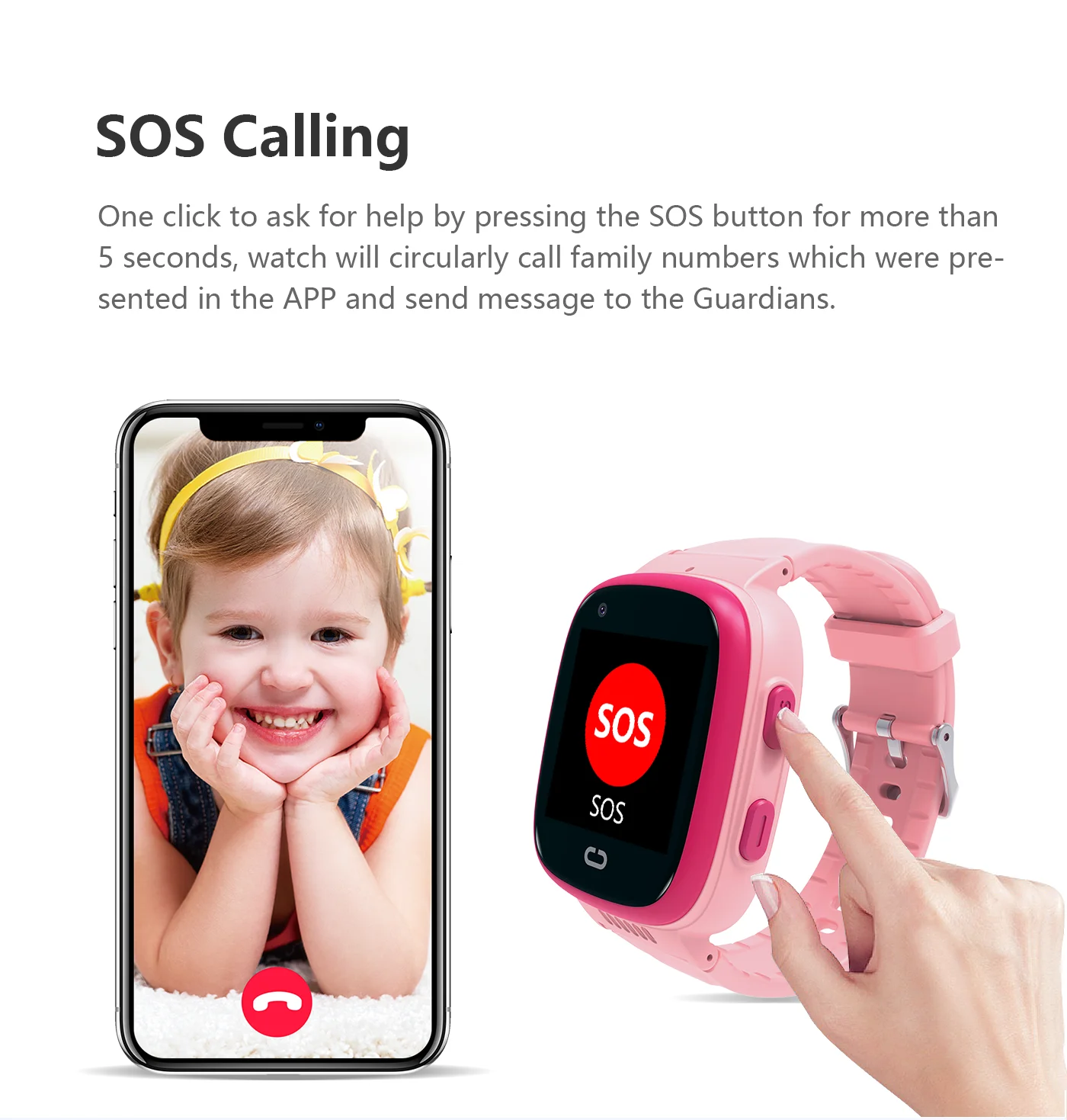 Casmoo competitive price Video Call 4G LTE SOS Call Kids Anti-lost Smart watch Mobile phone