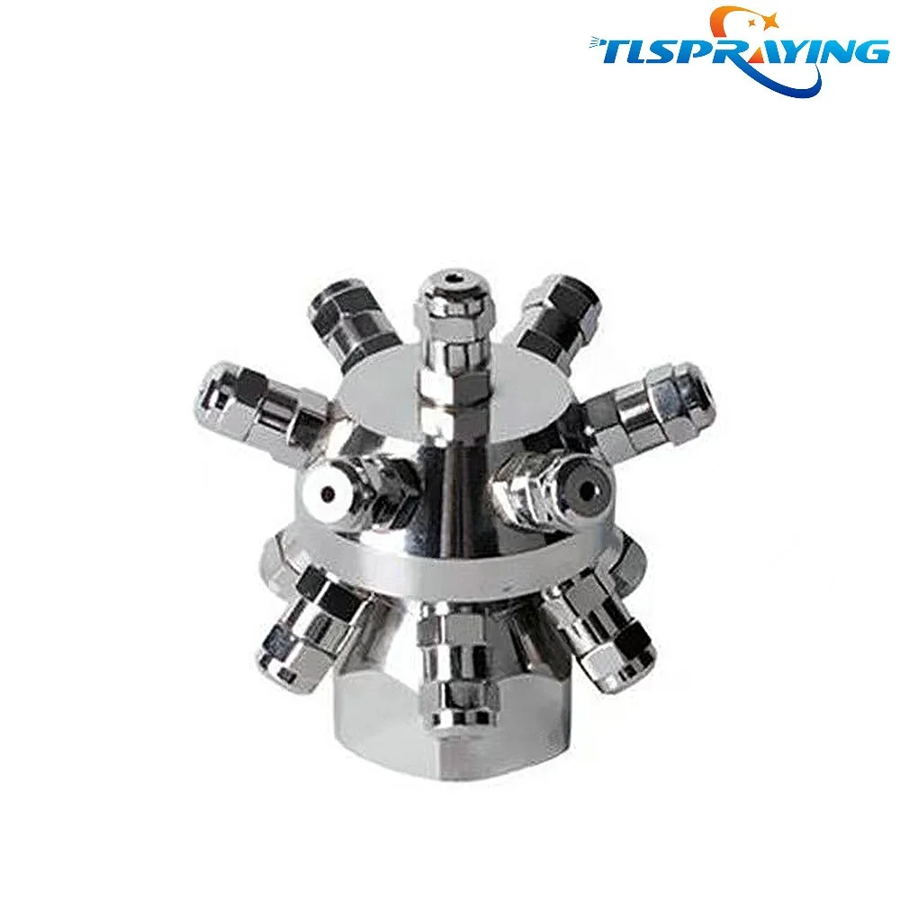 SS Water Spray Multi-Nozzles 10250-1 Full Cone Stationary Tank Washing Jet Spray Nozzles