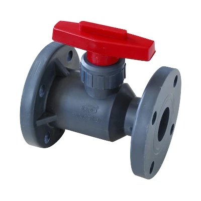 pvc flange ball valve for different size from china
