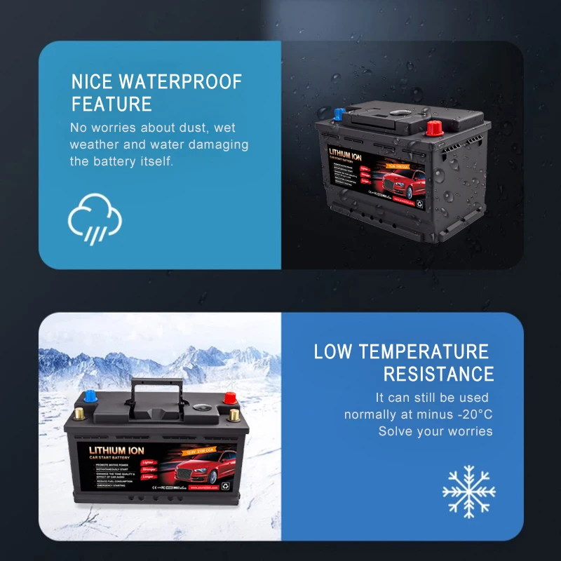 Customized auto parts and accessories Lithium Automotive 12.8V 200Ah Battery LiFePO4 Auto Battery Car Battery