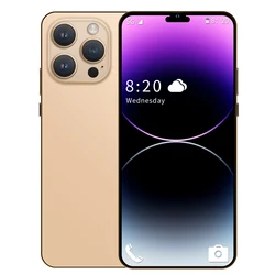 New Global i 14 pro max cell phone 7.3 inch Big Screen 5G smartphone 16GB + 512GB dual SIM Android mobile i phone I14 PRO MAX