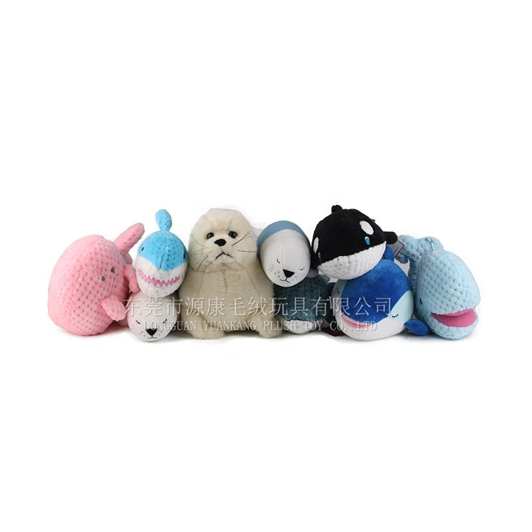 Total body plush seal stuffed animal soft toy pillow for kids