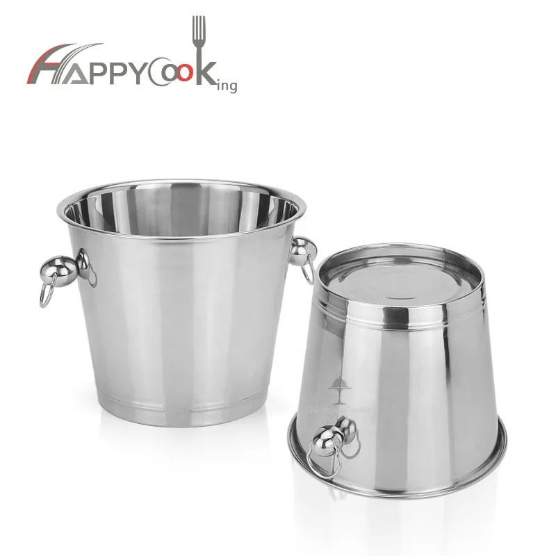 Бестселлер экономичное ведро для льда из нержавеющей стали с двойными стенками
