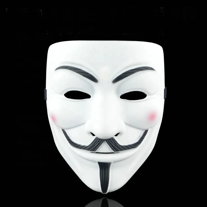 High quality V for Vendetta party cosplay Masquerade Anonymous fawkes face mask
