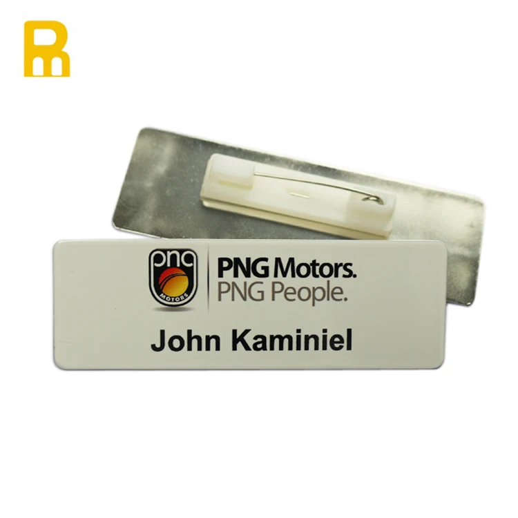 Unique Identity Name Badge Cheap Staff Metal Name Tags Employee