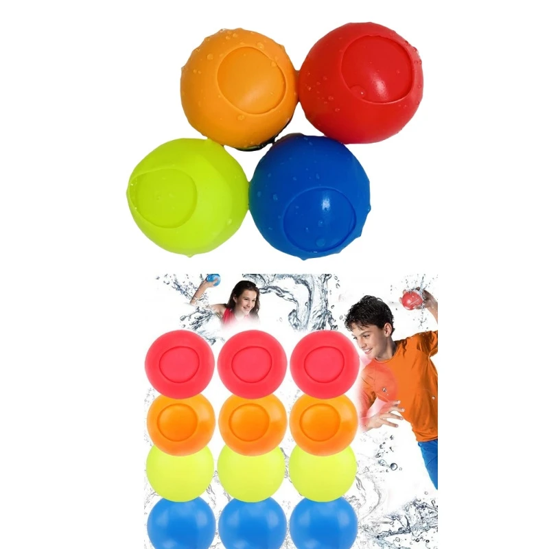 Hot Sale Summer Fun Quick Fill Squeezable Silicone Water Ball Water Bomb Balloons For Kids Water Fight