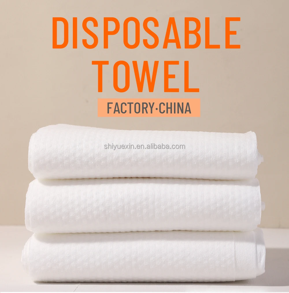 60/80/100gms disposable hair towels disposable pet towel non woven disposable face bath towel for spa salon beauty skincare