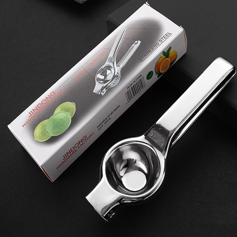 Stainless Steel Manual Lemon Press Clips Lemon Juicer Metal Lemon Squeezer Kitchen Accessories