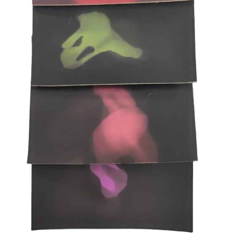 2021 thermosentitive pastel color hand touch heat changing PU faux leather fabric with spunlace non woven