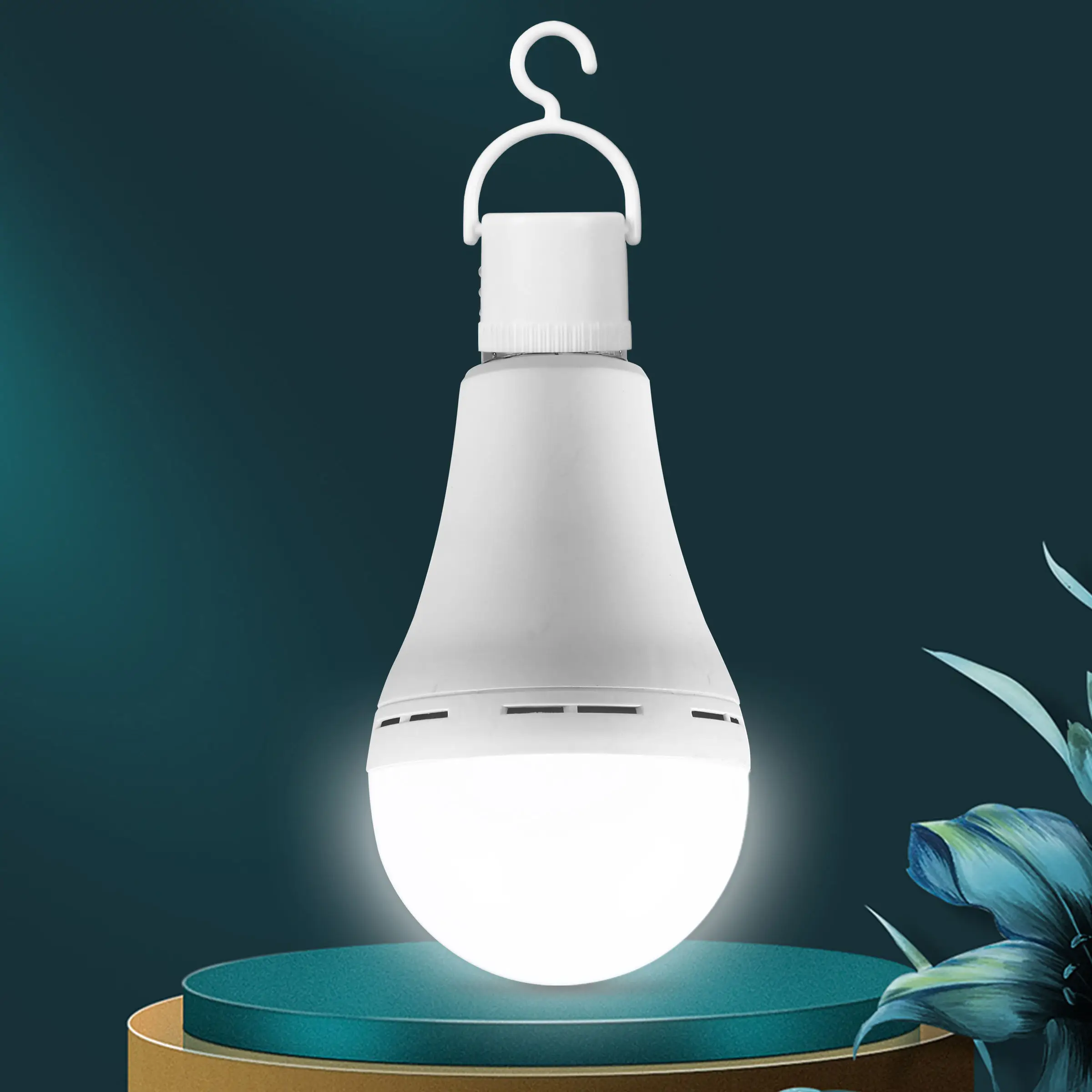 7W 9W 12W 15W Rechargeable Intelligent SMD LED Emergency Lamp Acid Battery Powered for Outdoor Camping Lighting