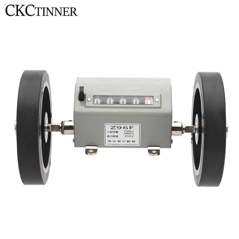 Mechanical Length Distance Double Rolling Wheel 0-9999.9 Mechanically driven recorder/Measuring length Z96-F Meter Counter