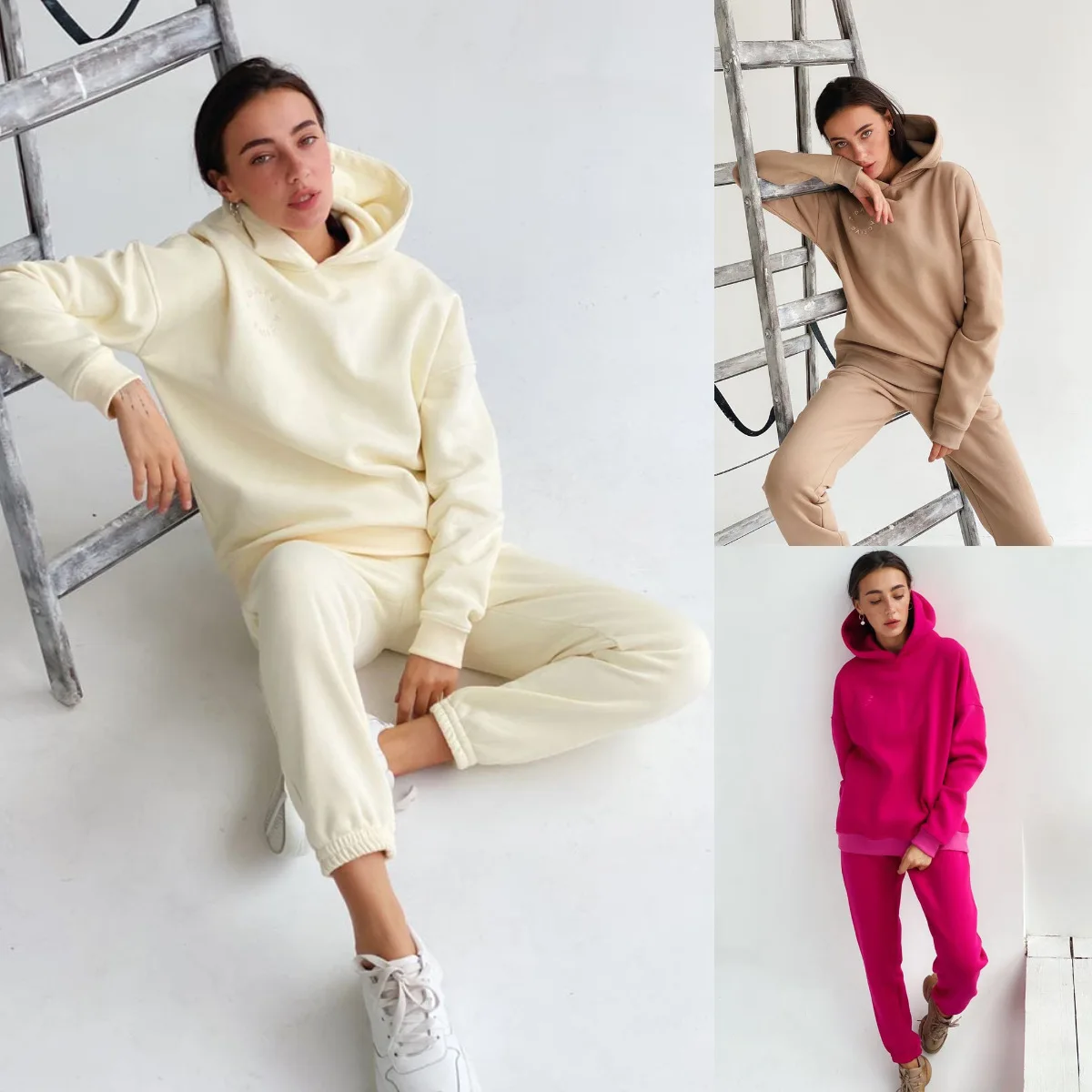 
China manufacturer OEM/ODM street style custom fashion hoodies for women 