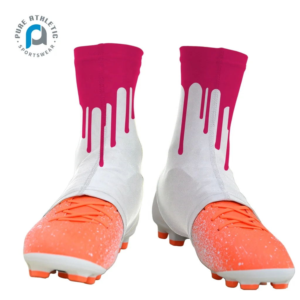 Чистый OEM США Рак молочной железы известные Пользовательские Розовые футбольные лотки клинковые чехлы