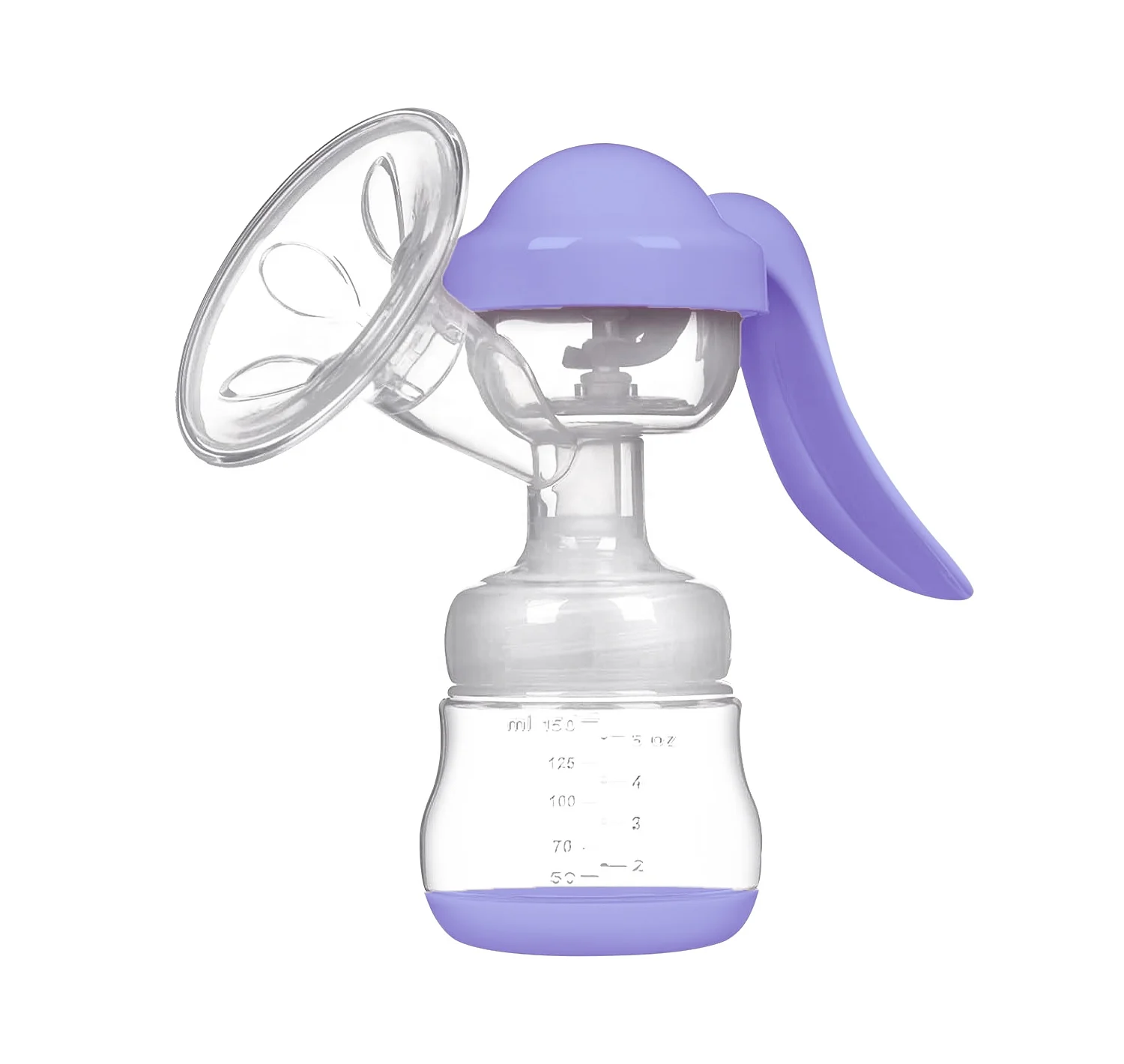 tire lait manuel easy operating breast pump hands free with anti-dust cover portable manual breast pumps
