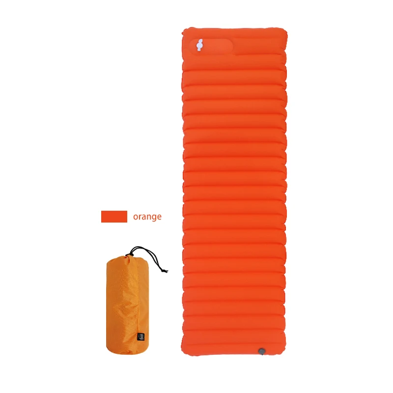 Compact Ultralight TPU inflatable Camping Sleeping Pad with Built-in Foot Pump Waterproof Air Mattress Sleeping Mat