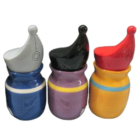 Black White Ceramic Saving Pot Coin Money Box Color Pencil Piggy Bank with Chalk for Business Commercial Shops Home Decor Gifts