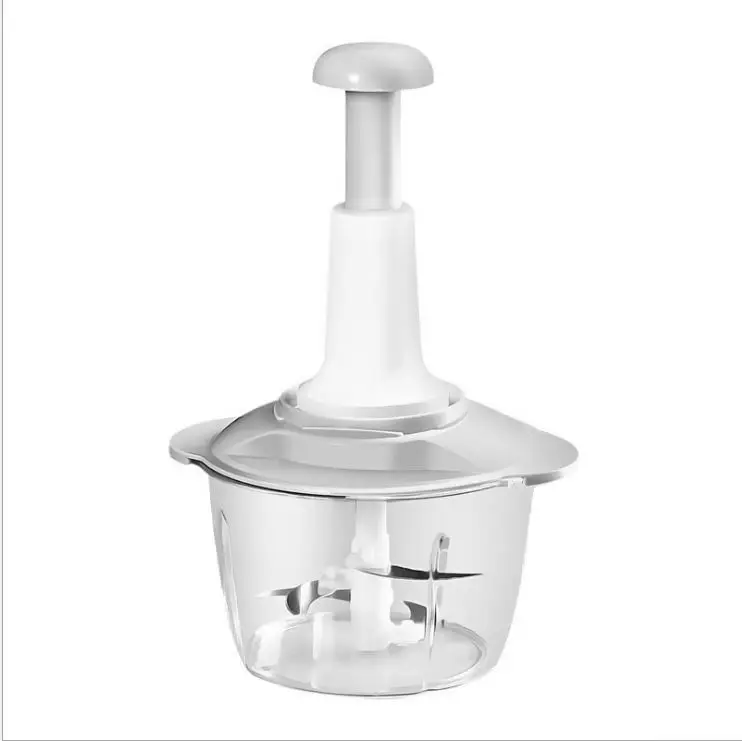 Plain Edge Old Fashioned Onion Manual Food Chopper 18/8 Stainless Steel Blades