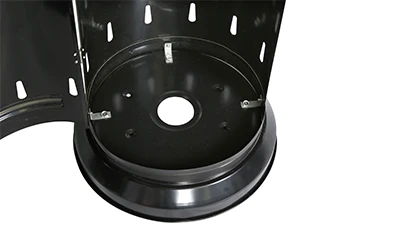 Good quality high open tank CE certificate  Round  glass tube gas patio heater use in outdoor