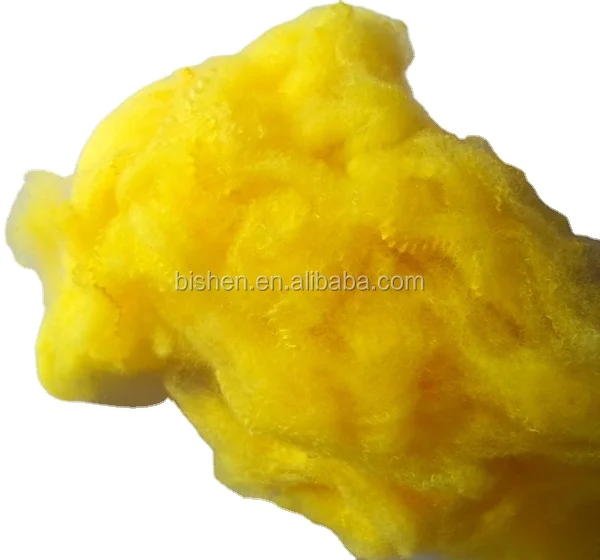 GRS certified good price dyed weaving using polyester fiber recycled PET fiber  3D51MM