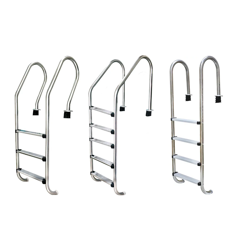 Cheap Price Aluminum Swimming Pool Accessories Boat Boarding Step Ladder