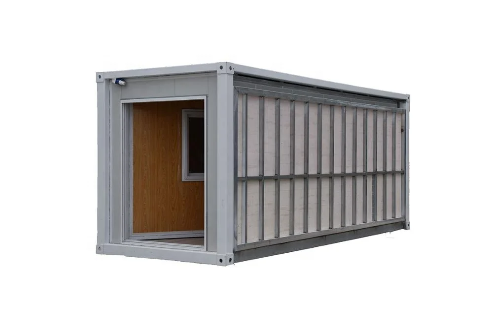 20ft Luxury Living Container Steel Allstar Contemporary Steel Structure 5 Bedroom 3 Bath Luxury Villa 1 Story Stone Outside