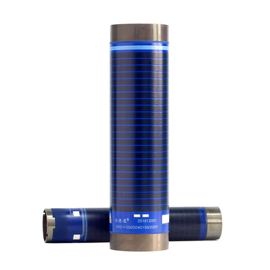 Industrial water heating element with small dimension