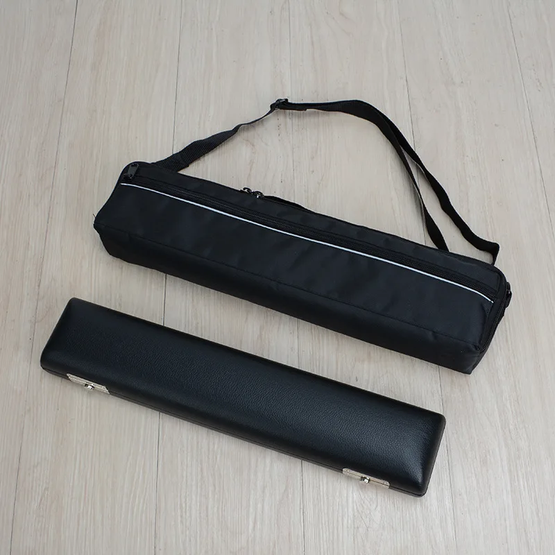Portable Shoulder Strap Flute Gig Bag Oxford Cloth Leather Flute Case Box