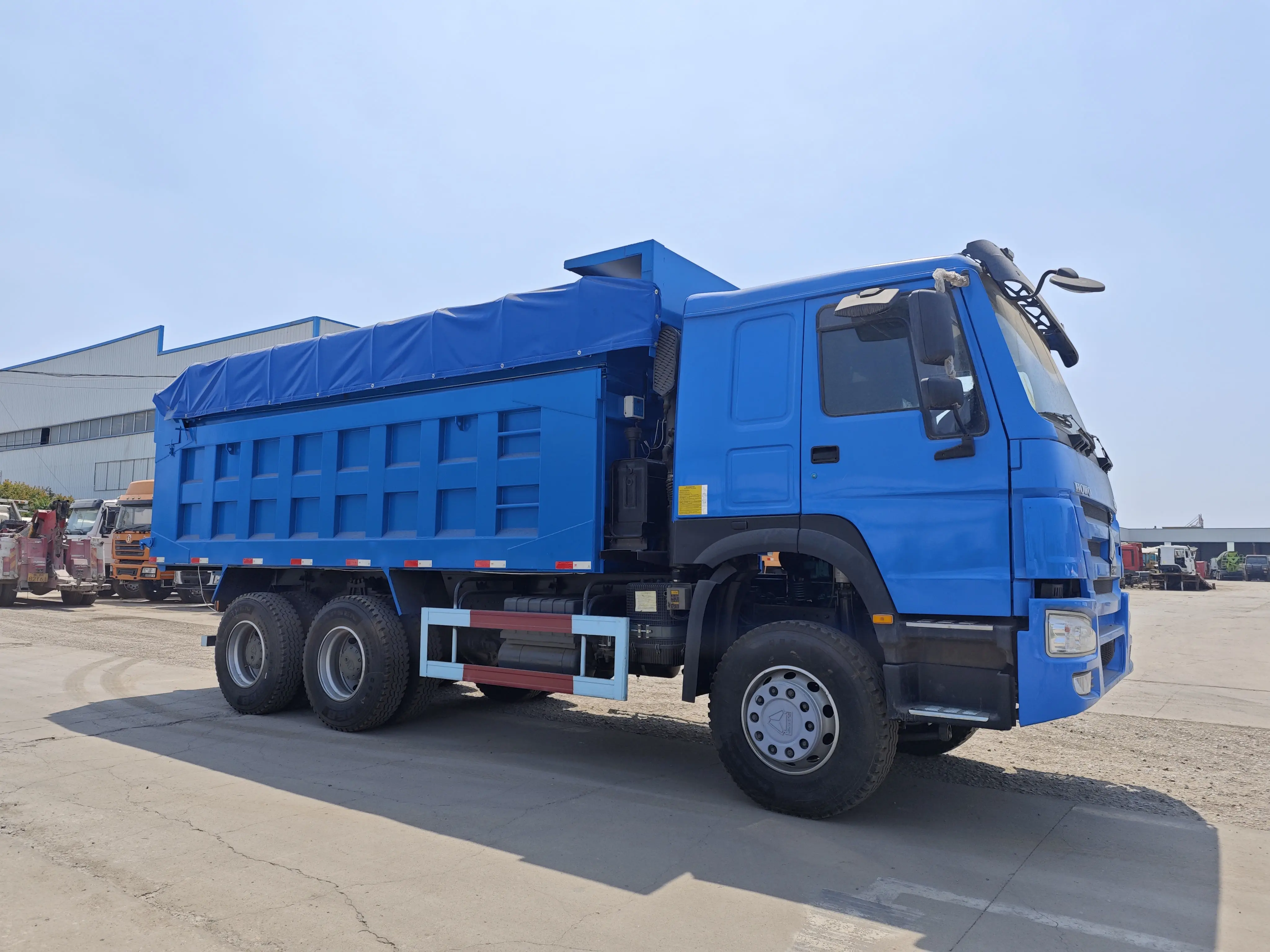 Low Price Sinotruk Shacman Isuzu 371HP 375HP Truck Dumper 6*4 10Tires HOWO Used Dump Truck 30Tons Camion Truck for Sale