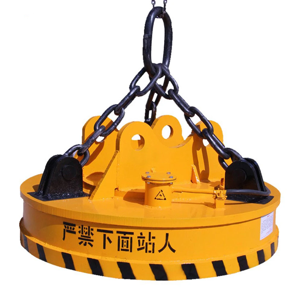 2 ton lifting electromagnet used for handing heavy duty scrap
