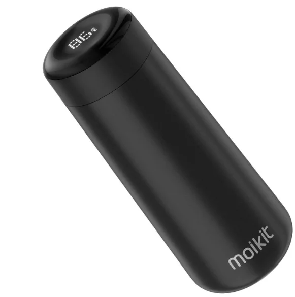 Термос премиум класса SS304 термос Вакуумная чашка кольцо-напоминание изолированные термосы фляжки с ЖК-экраном