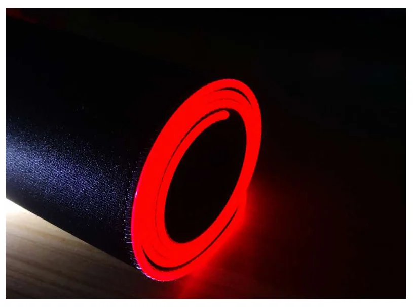 3mm 4mm Thickness Custom Imprint Light-up LED RGB Mouse Pad Desktop Large Size Gaming Mousepad