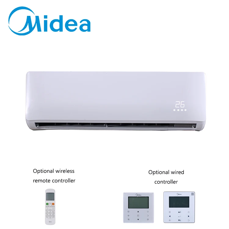 Midea brand 12000 btu 3.6kw smart cooling only AC motor vrf system wall mounted indoor unit R410A Refrigerant air conditioner