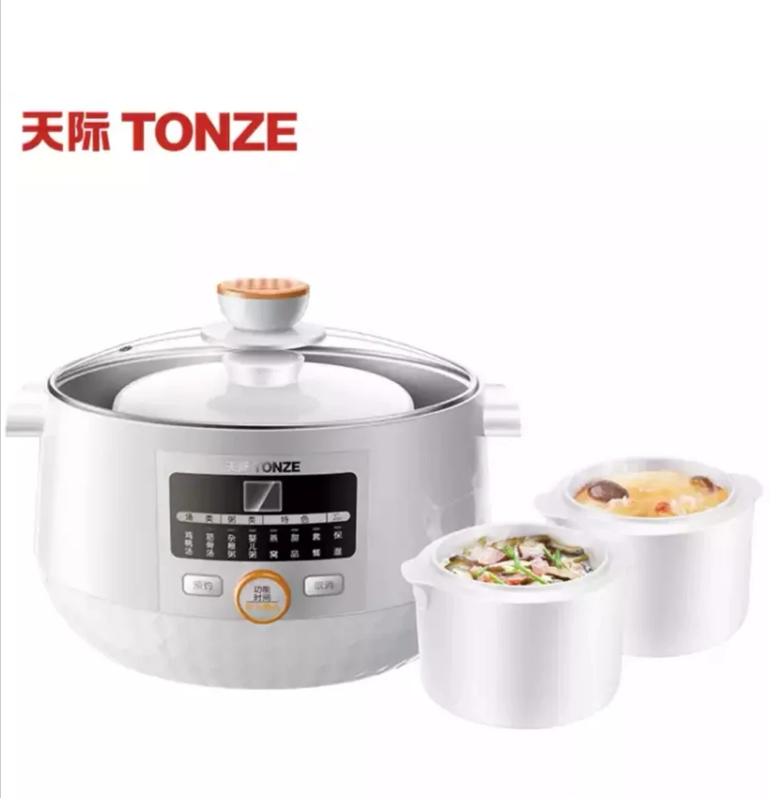 TIANJI горячий продавец Многофункциональный Умный 3 керамический горшок для еды симпатичная электрическая варочная машина