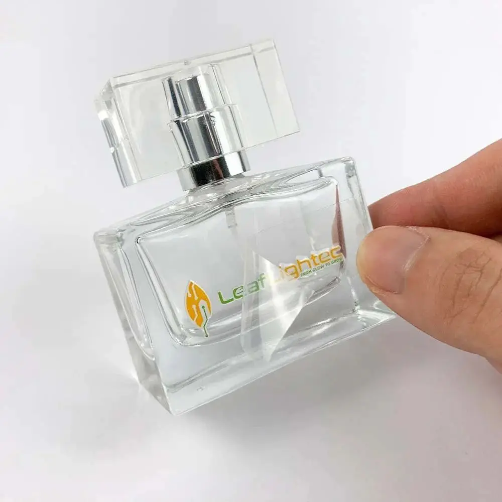 Custom 3d Transfer Sticker Uv Dtf Label Transparent Embossed Metal Logo Waterproof UV Transfer Permanent Sticker for bottle