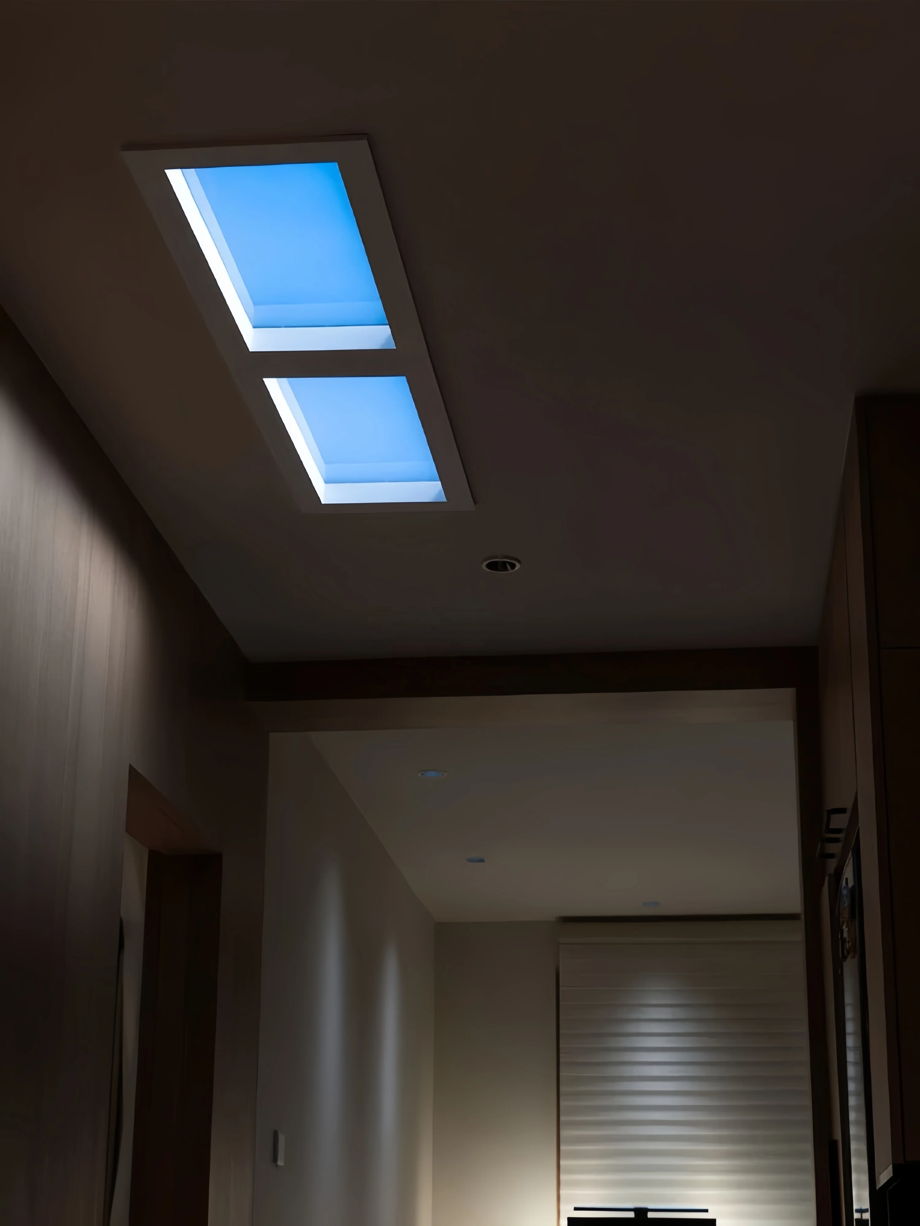 Smart Home Clear Deep Blue Skylight Panel Natural Sky Light for Home Automation