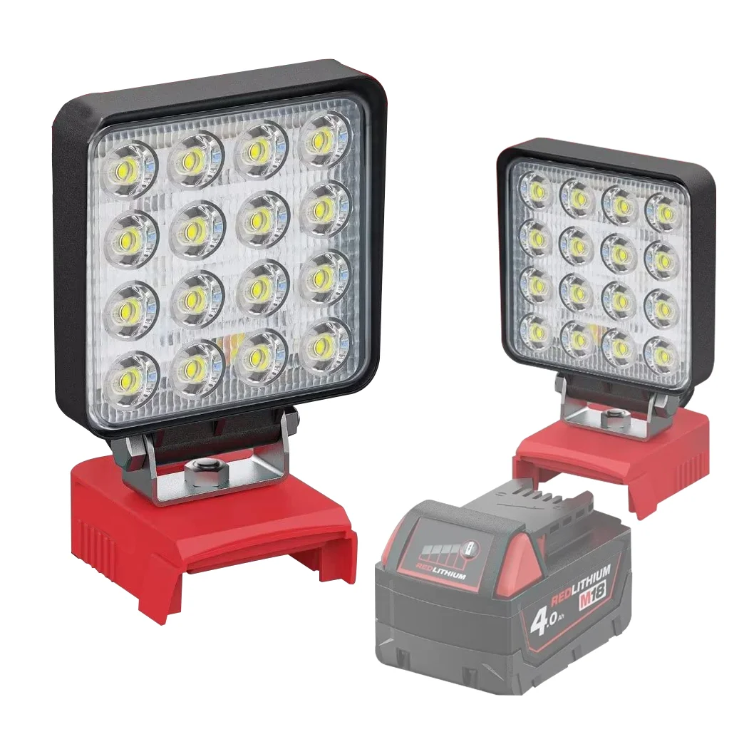 Work Lights for DeWALT 20V Battery, 27W 2700Lumens Battery Powered LED Shop Light LED Job Site Work Light with USB & Type-C