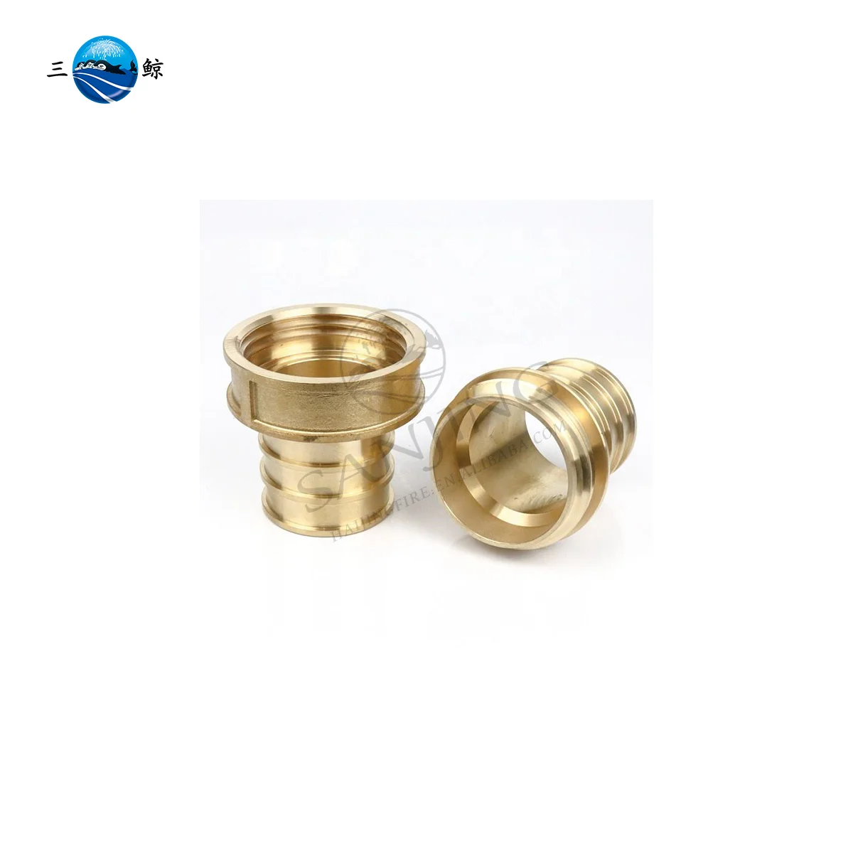 Forged Copper UNI70 UNI45 Italy Type Fire Fighting Equipment Hose Coupling Adapter