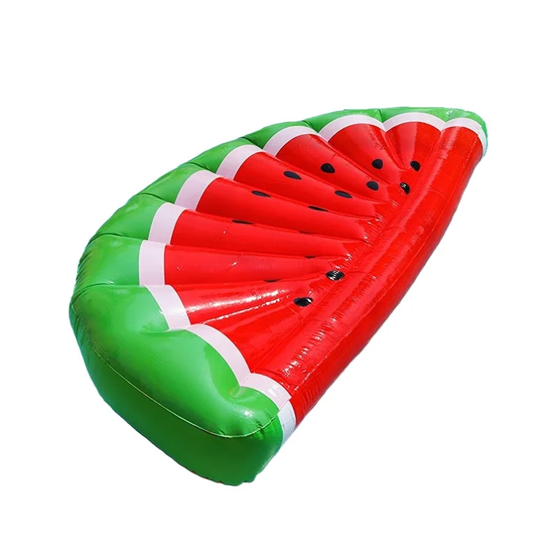 Factory customized PVC safety large inflatable watermelon float funny water melon pool float plastic fruit swimming raft toys