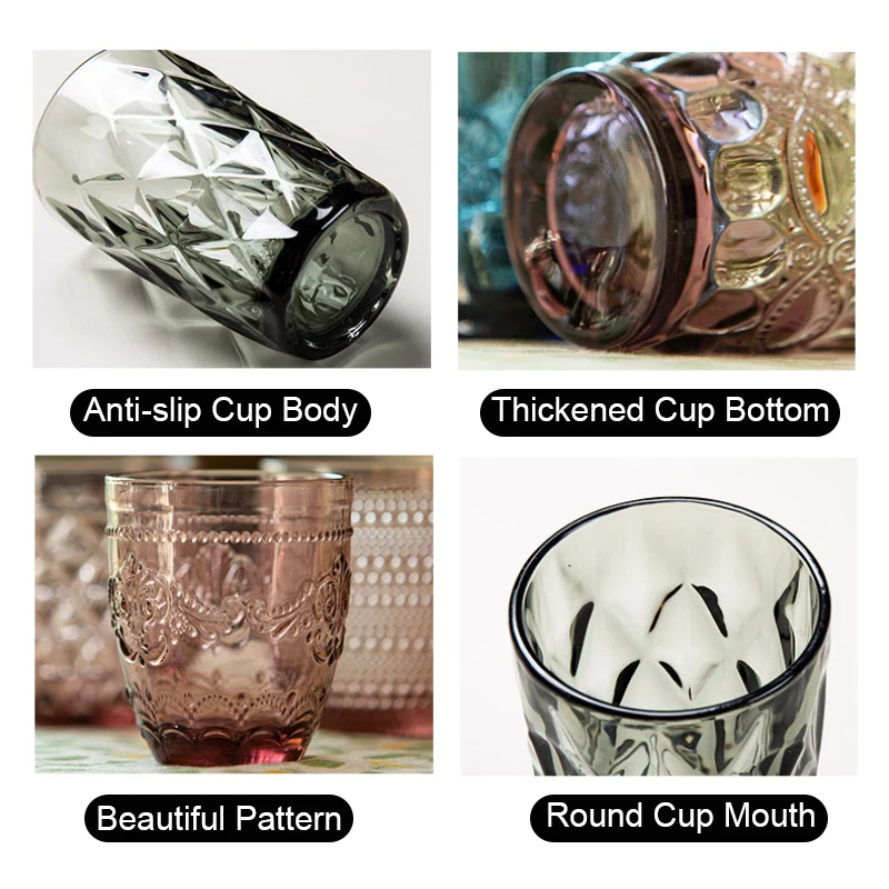 Hot Selling Solid Lead Free Colorful Whiskey Crystal Bar Glass