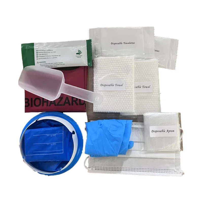 Manufacturer Liquid Spill Kit With Portable Bodily Fluids Spill Kit Cleanup Solutions