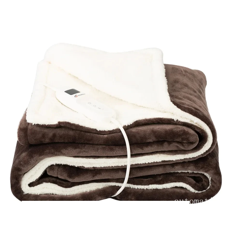 Bol hot sale BSGROUP 220v 160X130CM automatic adjustable heating electric blanket with timer
